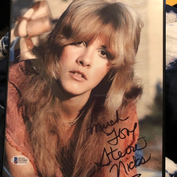 STEVIE NICKS OF FLEETWOOD MAC SIGNED PHOTO 1970’s - Picture 5 of 5